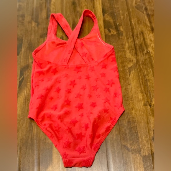 🌟EUC Old Navy⚓️ 4th of July/Patriotic Swimsuit with Romper Cover Up🇺🇸🧨 Sz 4T - Picture 5 of 7